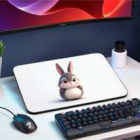 ODM OEM dessin animé mignon lapin tapis de souris 800x300x3mm petit bord anti-dérapant épaissi caoutchouc Gmaing accessoire de bureau en Stock