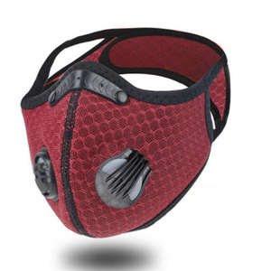 Filtre à charbon actif respirant en néoprène <span class=keywords><strong>anti</strong></span>-poussière, filtre PM2.5 pour la course à pied, la moto, le cyclisme, les masques faciaux - Product Image 5