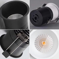 Plafond COB de haute qualité Led Spot Scintillement Intérieur Encastré Mini Projecteur Faisceau étroit Led Spot Light