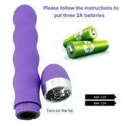 Vibrador Anal con Forma de Varilla para Mujeres, Estimulador de Punto G y Clítoris, Masturbador con Rosca, Masajeador, Dildo Grande