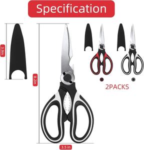 Useful Heavy Duty <b>Kitchen</b> <b>Scissors</b> for <b>Kitchen</b> Use,Stainless Steel <b>Scissors</b> for Chicken Meat, Vegetables, - Product Image 4
