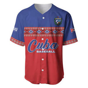 Camiseta de béisbol personalizada del Día de la independencia de <span class=keywords><strong>Cuba</strong></span> 1868 <span class=keywords><strong>Tocororo</strong></span> con mariposa blanca, camiseta de béisbol de poliéster <span class=keywords><strong>Cuba</strong></span> al por mayor para hombres - Product Image 3