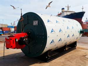 דוד מים חמים בלחץ אטמוספרי מסדרת CWNS לחימום מרכזי תעשייתי בעל יעילות גבוהה, תוצרת ז'ונגשין, סין - Product Image 2