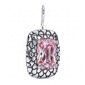 ARIELLE Pendientes Colgantes Geométricos de Acero Inoxidable de 34 mm con Diseño de Rosa Vintage para Mujer, Hipoalergénicos, Ideales para Fiestas - Product Image 2