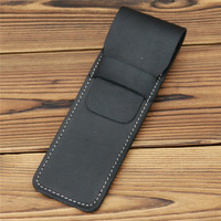 Ya488 Étui à crayons et pochette à stylos en cuir rectangulaire classique vintage fait main pour garçons et filles, pour l'école