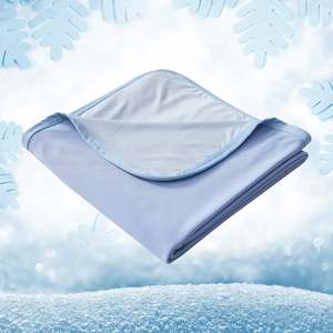Couverture Rafraichissante Effet Froid Ultra <strong>Douce</strong> Tissu Respirant, Couverture D'et&eacute; Pour Lit Canap&eacute;, Sieste Adultes Et Enfants - Product Image 1