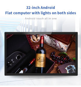 Mount 32inch Digital Signage Advertising POE NFC WIFI Business Android All in One Tablet PC Video <b>Wall</b> <b>Display</b> for Shop WF2136T - Product Image 4