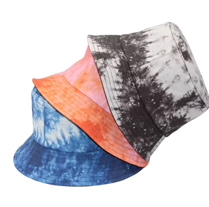 Sombrero de Pescador Teñido a Mano, Unisex, de Algodón, Estilo Bohemio, para Mujeres y Hombres, para Viajes, Playa, Protección Solar Diaria - Product Image 3