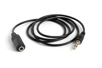 Adaptateur LED personnalisé 1 femelle à 2 mâles avec câble audio en forme de L 0.3mm 5.5mm * 2.1mm 12V 1A DC 5521 ou 5525 mm