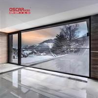Fenêtre à soufflet élévatrice contemporaine, élégante, résistante aux intempéries, facile à installer, alternative au vitrage, avec unité de ventilation et moustiquaire intégrée, pour approvisionnement en gros
