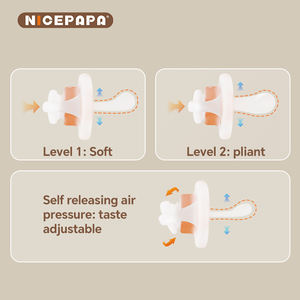 Gran oferta 2024, chupete de bebé de doble uso para dormir bien, estado de ánimo calmante, regalo para bebé recién nacido con clip para pacificar 0-3 <span class=keywords><strong>boca</strong></span> - Product Image 4