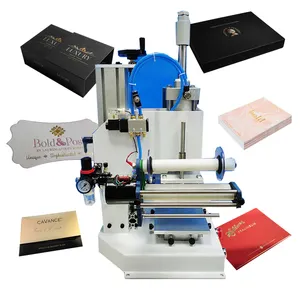 Digital Gilding Machine Hardcover Foil Printer para Leather Card Plastic Pencil Hot Stamping Machine