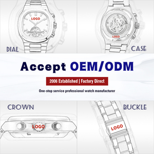 Montre Forsining, boîtier en acier inoxydable 316L, montres automatiques mécaniques en cuir de luxe pour hommes, cadeaux d'affaires, qualité haut de gamme, 43 mm - Product Image 6