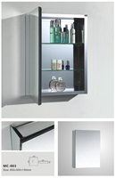 LED kabinet cermin dinding kabinet cermin kamar mandi proyek di Hangzhou