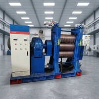 Machine à calandre pour feuilles de caoutchouc / Conception multi-rouleaux pour cordons de pneus et produits en caoutchouc technique