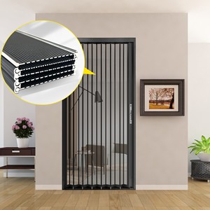 มุ้งกันแมลงกันยุงสไตล์ยุโรปประตูแม่เหล็กเสริมแม่เหล็กกันยุง - Product Image 5