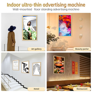 Écran <span class=keywords><strong>Géant</strong></span> Ultra Mince Mural pour Affichage Numérique 75 Pouces 4K UHD Android 11 2 Go 32 Go Écran LCD <span class=keywords><strong>BOE</strong></span> Animation Centre Commercial - Product Image 3
