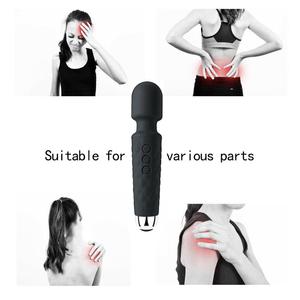 Inalámbrico usb inalámbrico recargable mini erótico función de memoria de mujer varita massager vibrador - Product Image 4