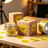 Autocollants personnalisés certifiés - Étiquettes autocollantes en vinyle BOPP imperméables pour les soins de la peau, les parfums, les rouges à lèvres, les emballages alimentaires