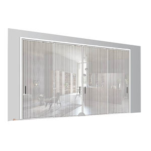 <span class=keywords><strong>Puerta</strong></span> corredera de cristal para casa y oficina, Marco colgante para <span class=keywords><strong>puerta</strong></span> de armario de cocina, <span class=keywords><strong>con</strong></span> accesorios - Product Image 5