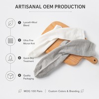 Chaussettes de cheville personnalisées OEM, antidérapantes, respirantes, en tricot, pour usage quotidien, micro-éventailées, séchage rapide