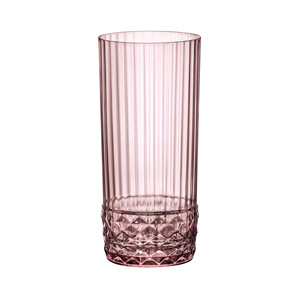 Bormioli Rocco Cooler Glass 48 cl Liliac Pink America' H 16.2 cm Ø 7.4 cm - Product Image 1