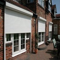 Volets Roulants Électriques en Aluminium 6063-T5 pour Fenêtres et Portes, Volet de Garage Roulant avec Système Intelligent par Téléphone