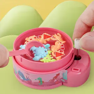 Mini tromba Fishing Game Console Catcher Toy Mini Machine per bambini Micro Figure Egg Toy