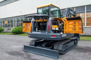 Excavadora Hidráulica Compacta Mediana HX60G con Cucharón Estándar, Excavadora de Orugas para Agricultura e Infraestructura Municipal - Product Image 5