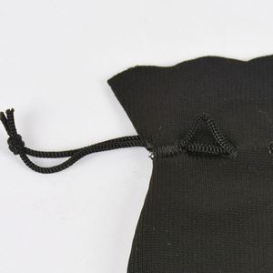 Pochette en velours en forme de gourde avec cordon de serrage, mini 7x9cm, sac cadeau de luxe au design unique pour emballage de bijoux et boucles d'oreilles - Product Image 3