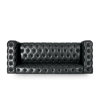 Mirod Komfortables Dreisitzer-Sofa im Minimalistischen Design mit Birkenholzbeinen Kunstleder für Wohnzimmer & Arbeitszimmer Wohnmöbel