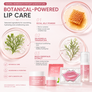 Produits de soin de la peau coréens de luxe en marque privée, soin adoucissant et hydratant pour les lèvres, améliore le teint, coffret de soin pour les lèvres - Product Image 2