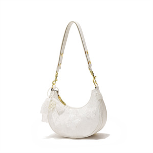 Sac à bandoulière vintage brodé motif lune pour femme, collection Printemps/Été 2026, polyvalent et haut de gamme, pour le commerce transfrontalier - Product Image 5