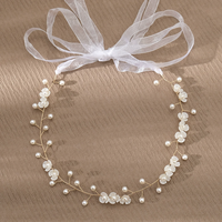 Accessoires de cheveux de mariage Bijoux de cheveux de fleur Coiffe de mariée Coiffe Cheveux Vigne Bandeau de mariée