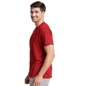 Wholesale Men's Knitted Polyester Casual T-Shirts Custom Logo 3D Pattern Quick Dry Breathable Features Customized Colors - Product Image 2