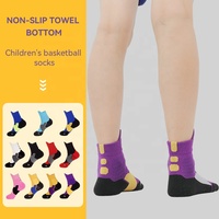 LINGTU Chaussettes de basket-ball de marque personnalisée Chaussettes de basket-ball épaisses à fond de serviette court Sox Running Sports Elite