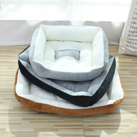 Lit pour animaux de compagnie rectangulaire, écologique, portable, pour toutes les saisons, matelas pour chien, pour chiens de taille moyenne à grande, lit universel pour dormir