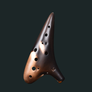 Ocarina de Cerámica Bisque de 12 Orificios, Instrumento Musical de Juguete para Fiestas, Cumpleaños, Navidad y Actuaciones - Product Image 5