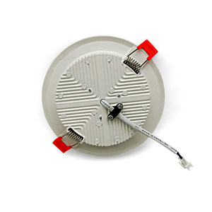 Luz LED Empotrable de Techo Redonda de Aluminio Negro, Regulable, 4100K Blanco Neutro, CA 220V, 90lm/W, IP20, Iluminación Interior - Product Image 3