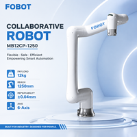 Bras robotique collaboratif FOBOT 12 kg à charge lourde, portée 1250 mm, étanche IP67, 6 axes, pour l'entretien de machines CNC SI