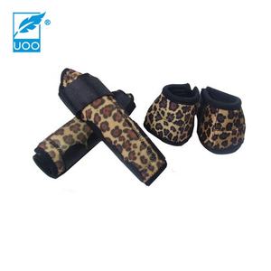 UOO Custom Neoprene Front Protective Boot Set di 4 Leg Wraps Sport Horse Riding Boots - Product Image 4