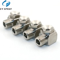 Buses d'angle coniques creuses AA en acier inoxydable 304 316 de 1/8 à 1/2 pouce pour tour de refroidissement, humidification et contrôle de la poussière CY SPRAY
