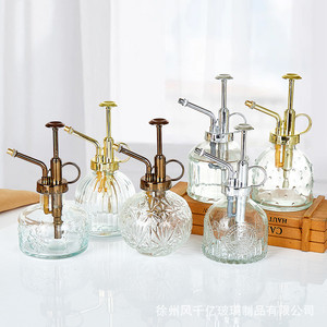 Bottiglie di Vetro Trasparente con Girasoli in Rilievo Stile Retrò per Vendita all'Ingrosso - Product Image 3