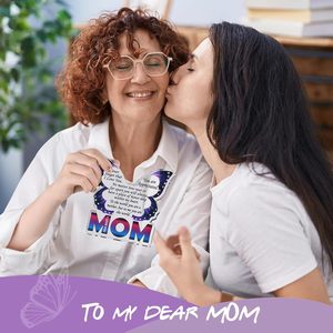 Letrero Decorativo Acrílico con Diseño de Mariposa, Te Amo Mamá, Regalo de Navidad o Cumpleaños para Madre, Novia Madre, Placa Decorativa Única - Product Image 3