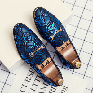 Chaussures habillées décontractées personnalisées pour hommes, chaussures mocassins colorées populaires, chaussures italiennes de soirée en boîte de nuit, chaussures <span class=keywords><strong>bateau</strong></span> attrayantes - Product Image 5