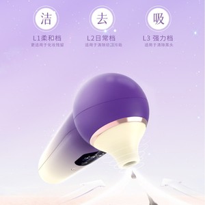 เซก้า เครื่องดูดสิวเสี้ยนสีม่วงไล่เฉดสี ระบบหมุนไฟฟ้า ชาร์จผ่าน USB อุปกรณ์ดูแลผิวแบบพกพา - Product Image 4