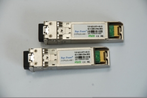 Transceiver SFP+ 10G BIDI à fibre unique TSFP+-10G-XXX pour réseau 4G, portée 2KM 10KM 100KM, transceiver BiDi SMF FTTX, calcul du coût par port - Product Image 3