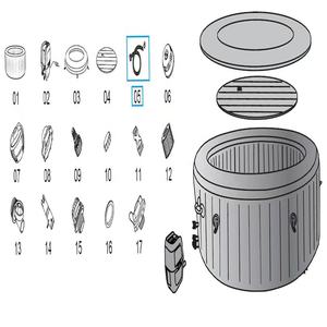 <span class=keywords><strong>Intex</strong></span> <span class=keywords><strong>Spa</strong></span> Compatible Lay Z <span class=keywords><strong>Spa</strong></span> Hot Tube Gonflage de l'air Tuyau de gonflage Tuyau Outil de nettoyage de piscine et <span class=keywords><strong>accessoire</strong></span> - Product Image 5