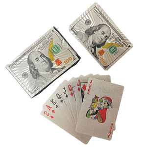 Cartes à jouer <span class=keywords><strong>en</strong></span> <span class=keywords><strong>or</strong></span> Dollars américains vente <span class=keywords><strong>en</strong></span> gros jeu de cartes à jouer <span class=keywords><strong>en</strong></span> PVC feuille d'<span class=keywords><strong>or</strong></span> - Product Image 6