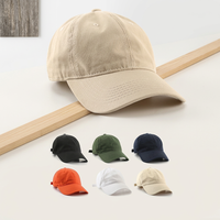 Casquette de papa vintage en coton à 6 panneaux, non structurée, avec broderie de logo personnalisé, effet délavé et vieilli, style golf Y2K, pour hommes, Kappe Topi